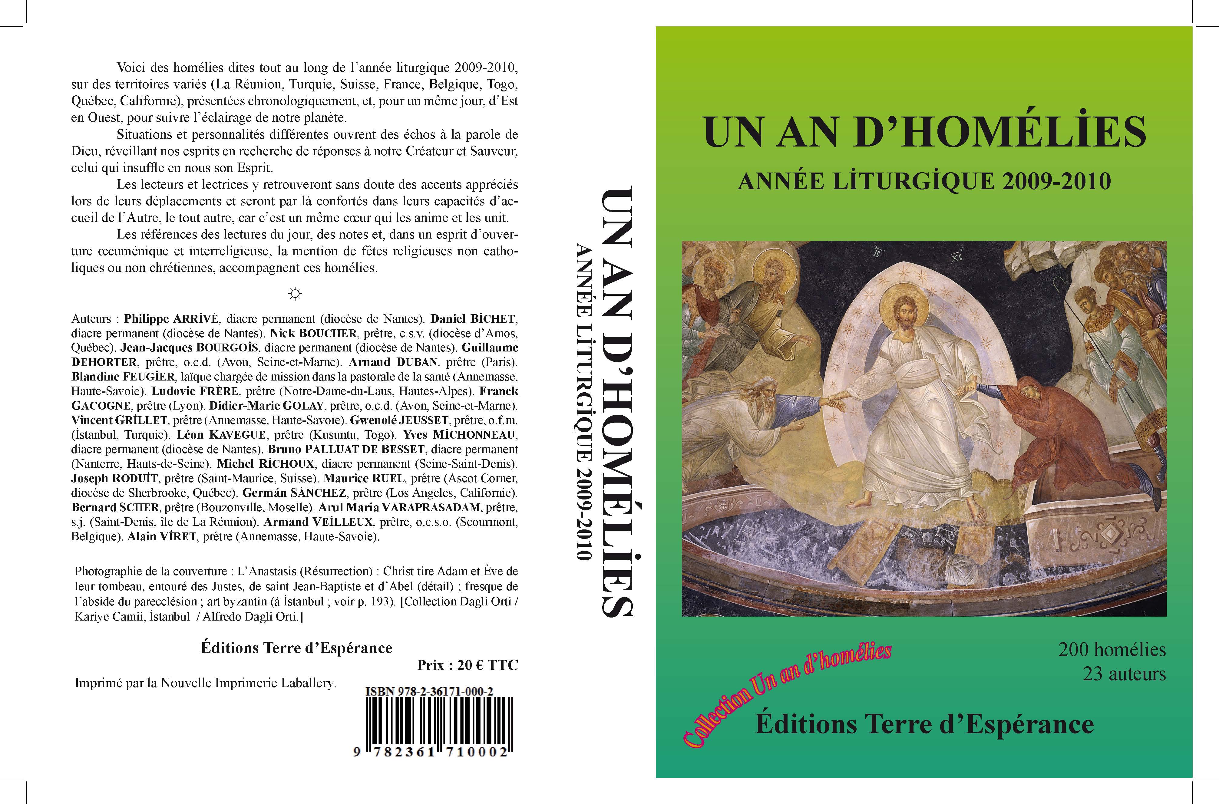 Un an d'hom�lies